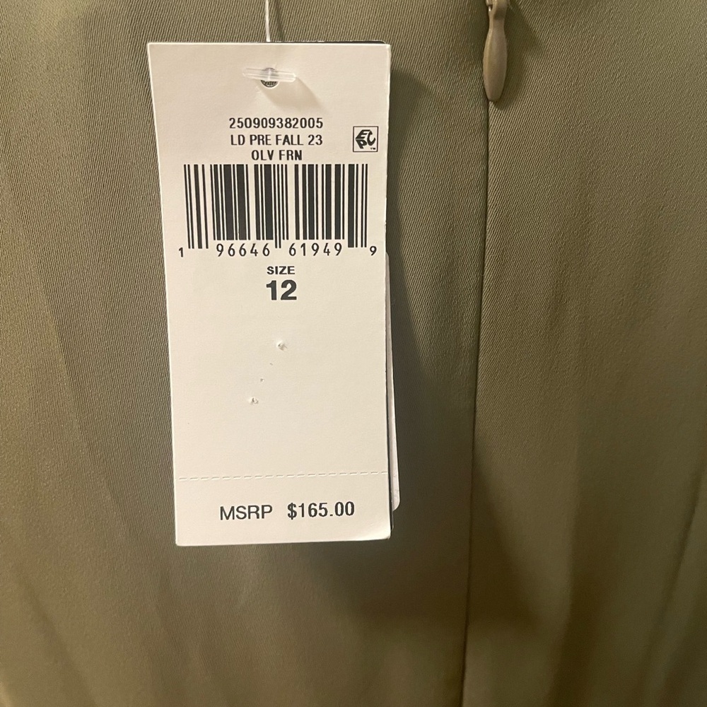 Lauren‎ Ralph Lauren NWT dress color olive size 12 - Picture 5 of 5